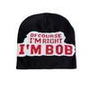 Trendy Solid Color Letter Pattern Teens Warm Casual Knitted Hat Seasons Cold
