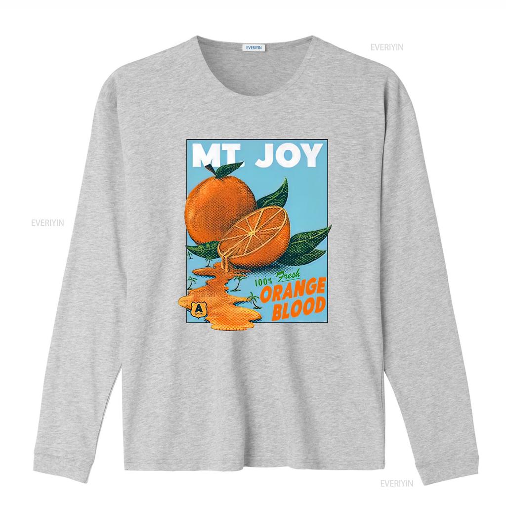 Mt Joy Band Orange Blood White T Shirt Short Sleeve All Sizes 1f1989 Vintage Washed Soft Unisex Breathable Versatile