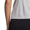 adidas Allover Print Polo Collar Sports Short Sleeve Polo Shirt Women Tops Gray HB3611