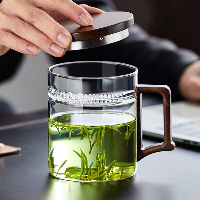 Mingguang High Borosilicate Glass Tea Infuser Cup