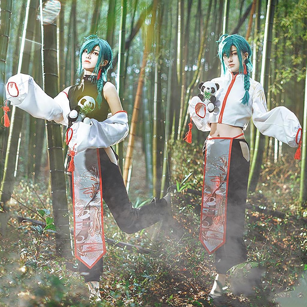 [Milky Time] Nijisanji Midori Sen Cosplay Halloween VTuber Midori Senkawa Chinesische Kleidung