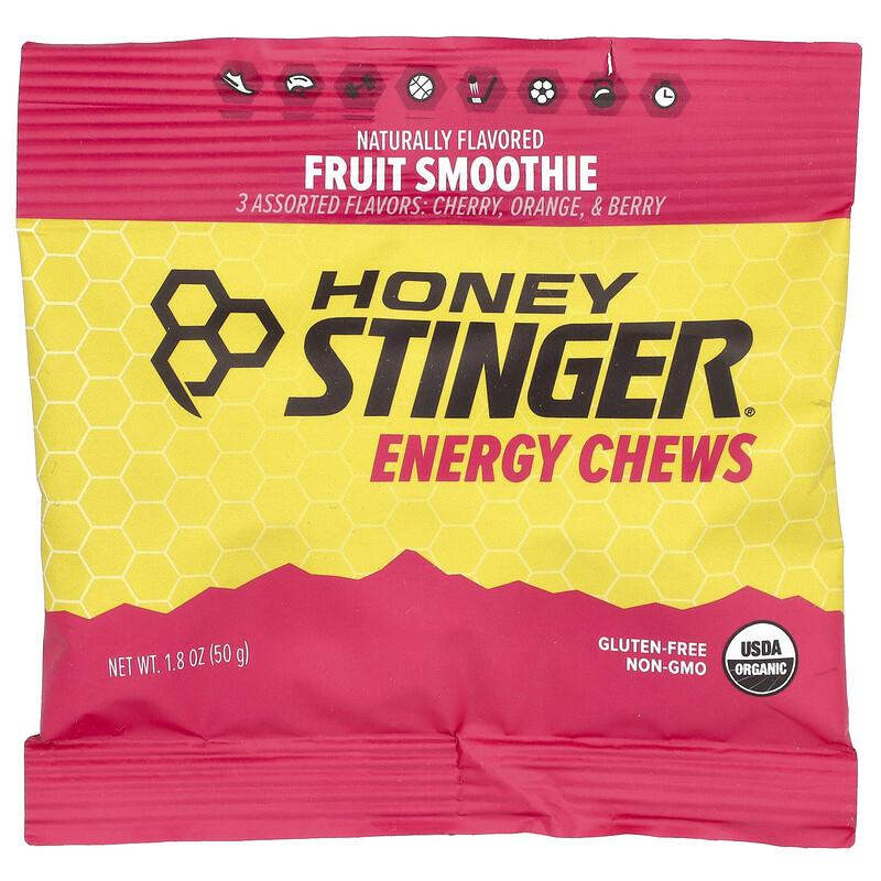Energy Chews, Fruit Smoothie , 12 Packets, 1.8 oz (50 g) Each