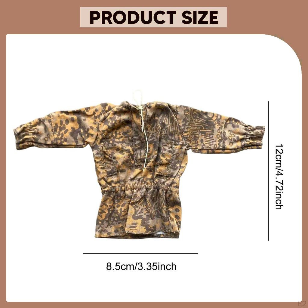 1/6 Scale Male Figure Clothes,Paratrooper Jacket Windbreaker,Costume Smock Stylish Doll Dress Up