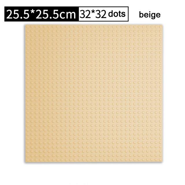 Classic Base Plates City Street Road Plate Building Blocks Figures Construction Toys 32*32 32x32 Dots Baseplates Plastic Bricks