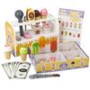 Wooden Ice Cream Counter Playset Montessori Pretend Play Kitchen Food Toys for Kids