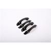 Styling Accessories For VW T ROC 2016- Black Chrome Car Side Door Handle Cover Trim Sticker