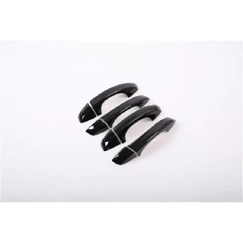 Styling Accessories For VW T ROC 2016- Black Chrome Car Side Door Handle Cover Trim Sticker