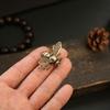 Solid Metal Insect Honeybee Figurines Miniatures Tea Pet Funny Beetle Crafts Collection Desktop Small Ornaments Home Decorations