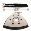 6-loch Dreieck Polieren Disc Selbst-adhesive Beflockung Dreieck Schleifen Matte Mehrzweck Zubehör