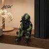 Modern Combat Model 3D Printed Soldier Desktop Figurine, Military Model, Miniature Ornament for Home Office Car Decor And Lovers Collectible Hobbyist