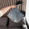 2024 Hot Rhinestone Denim Mini Skirt: Slimming Spicy Girl Summer Style for Women