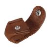 Leather Chalk Holder Case Lip Snap Fastner for Pool Billiard Cue