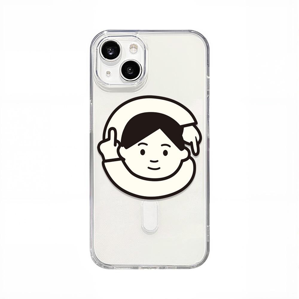 

Магнитный чехол для телефона для iPhone 12 14 16 17 Pro 17 16 15 14 13 12 Pro Max 12 13 14 15 16 Высококачественный противоударный чехол Полная защита Милый стиль iPhone 17 чистый