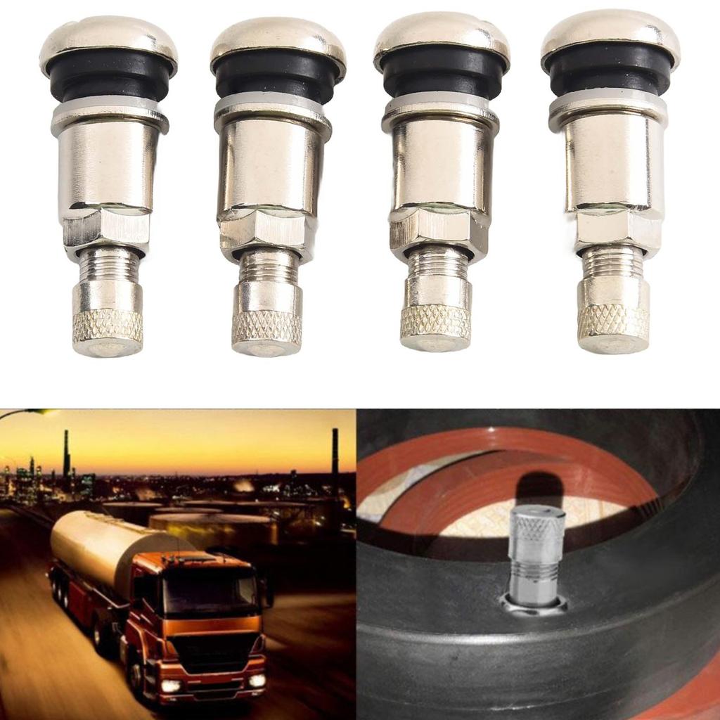 Car Rim Valves Chrome Optics Metal Valves Steel Valves