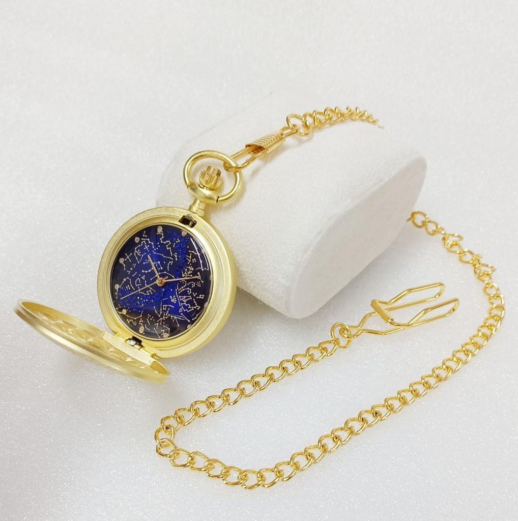 Forbidden City Cultural and Creative Arctic Star Chart Starry Sky Pocket Watch Ancient Style Collectible Pocket Watch
