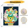 Disney Monsters University Oil Paint Digital Painting Art Kit Handmade DIY Painting Kit Home Decor