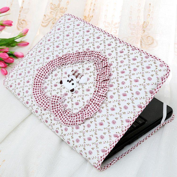 Laptop Stofhoezen 13.3/14/15.6-inch Cartoon Schattige Bloem Laptophoes Beschermhoes met Bodemgaas Warmteafvoer 15.6 inches 39x27cm