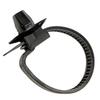 Easy Installation Zip Ties Nylon Cable Ties for Quick Wire Fixing Reusable Clips Automotive Accessories