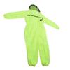 Beekeeping Suit Fluorescent Green One Piece Zipper Design Breathable Beekeeper Clothing