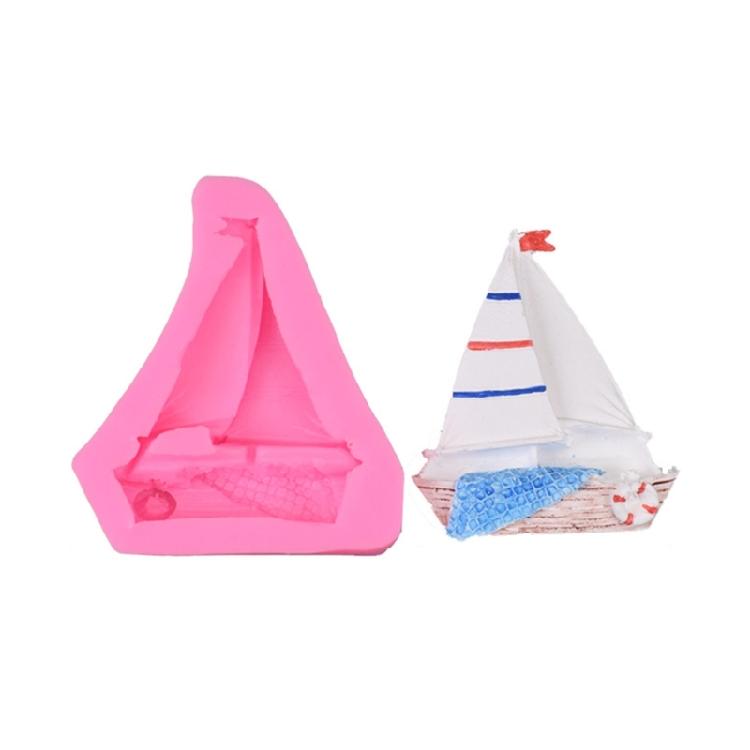 Anchor-Sailboat Shape Soap Candle Mold Silicone Mold for Resin Candle Mold