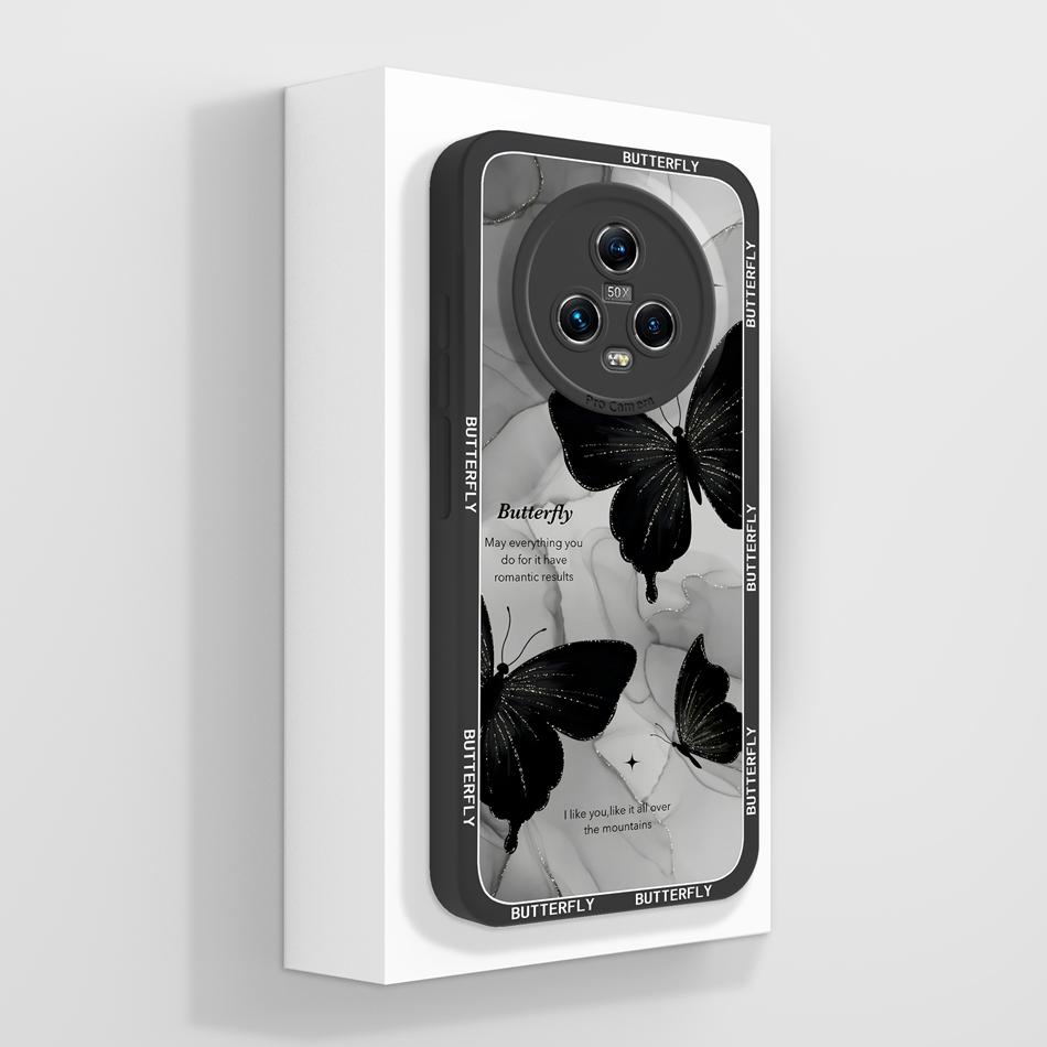 For Honor Magic 5 Pro Phone Case Cute Creative Full Protection Funda For Honor Magic5Pro Soft Liquid Silicone Anti Slip Bumper