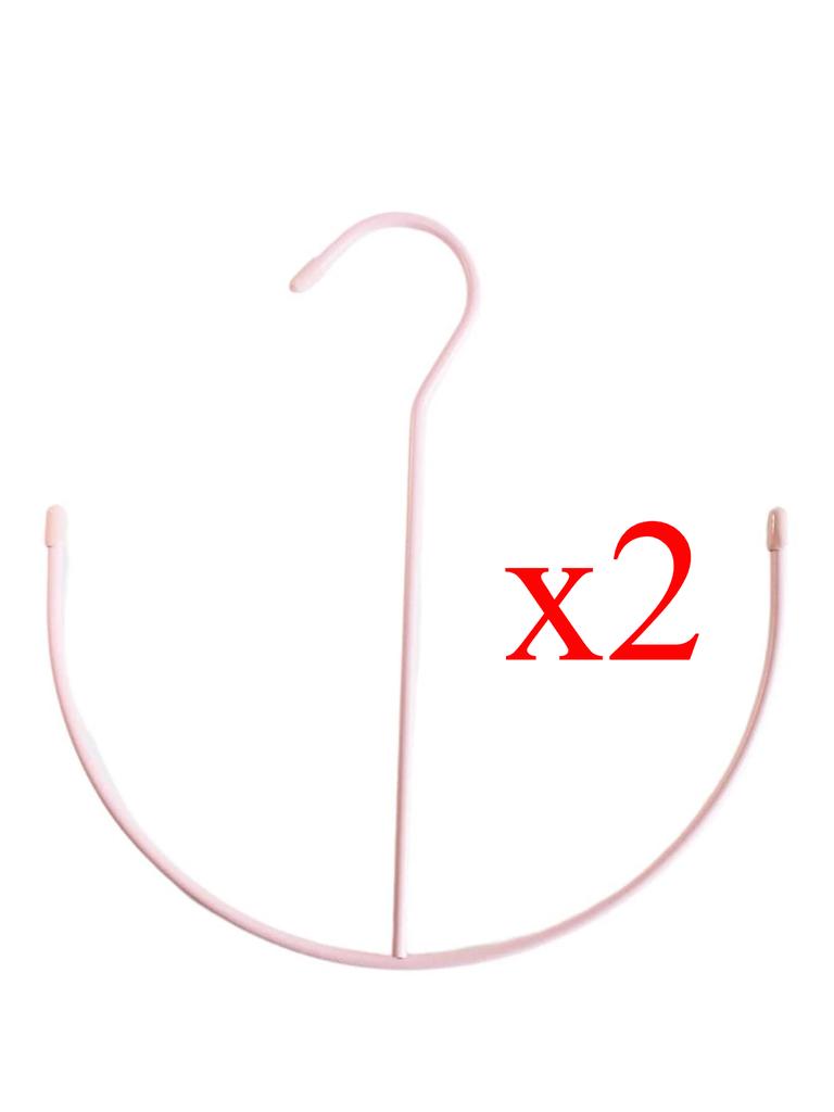 1pc Belt Storage Rack U Shape Multi-Purpose Belt Hanger Stainless Steel Solid Steel Metal Dipped Sorting Rack Tie Scarf Hanger