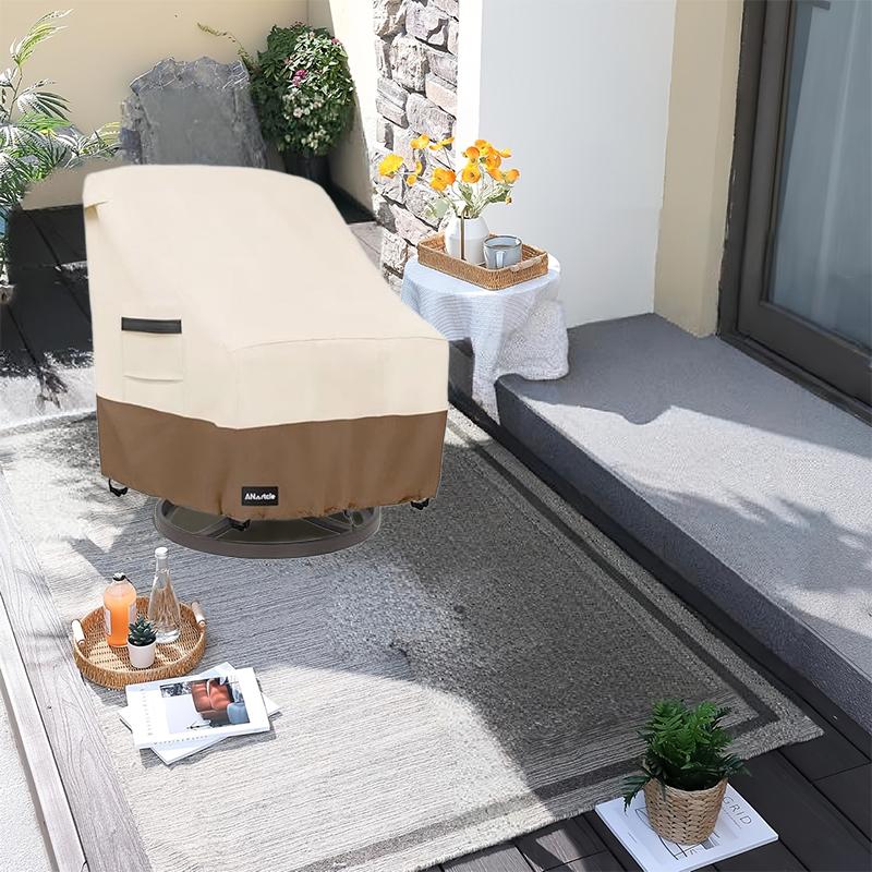 1PC 420D Waterproof Dustproof Chair Protector Quick Installation All Weather Chair Protection Oxford Cloth Chair Cover 84x89x98cm