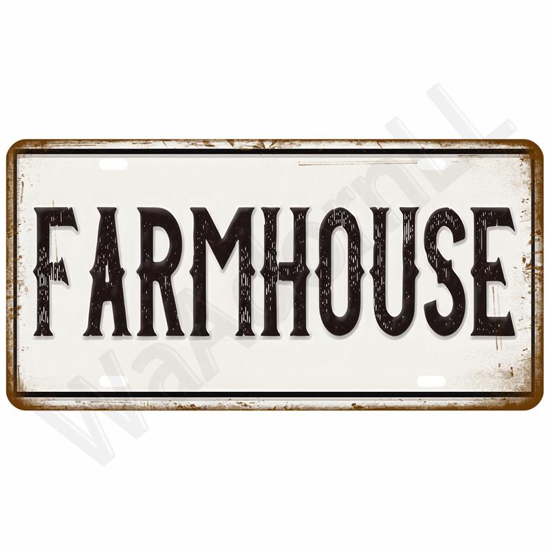 Vintage Metal Plate Tin Sign Plates Bar Retro Metal Sign Wall Art Mural Aesthetic Room Home Decor Items Poster Garage Decoration