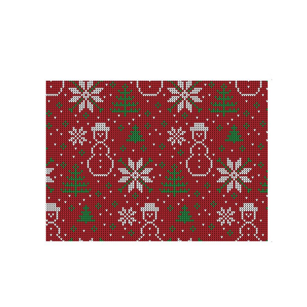 

32x45cm Christmas Placemats Christmas Pattern Dining Table Mats Table Mats For Home Hotel Style 5