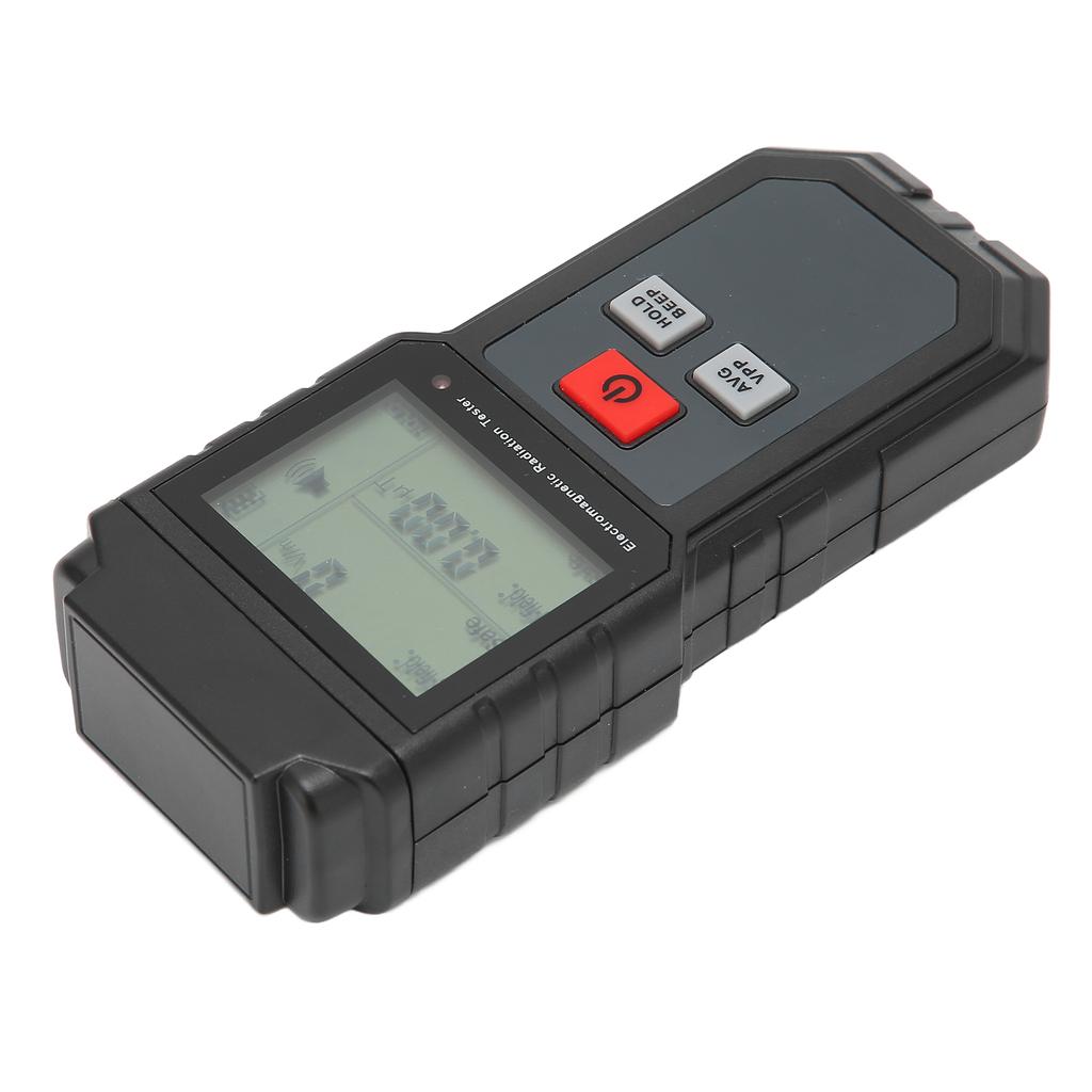 Electromagnetic Radiation Tester 1V/M?1999V/M LCD EMF Meter with Sound Light Alarm for Home
