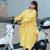 Cycling Raincoat Adult Men and Women Lightweight Pure Color Long Sleeves Electric Car Bicycle Poncho Outdoor Cycling Rainproof