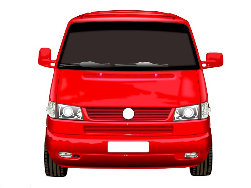 Right Sliding Door Short Lower Carriage Volkswagen Transporter T4 1990-1996 - 9567Z-76