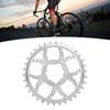 34T Bike Chainring 7075 Aluminum Alloy Positive Negative Tooth Round Chainwheel for GXP Road Bikes
