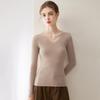 Damen Kaschmir V-Ausschnitt Langarm Pullover für Herbst/Winter