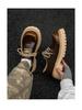Little Leather Retro Lace-Up Derby Shoes with Thick Soles (Model 14702)