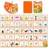 50 Children'S Education Enlightenment Daily Item Cards Educational Animal Cognitive Cards Baby Cognitive Early Education