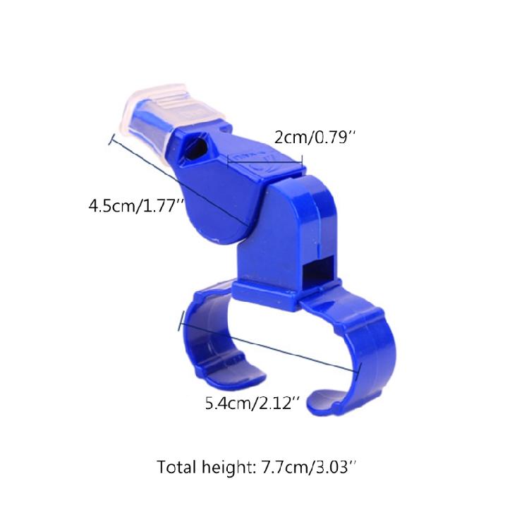 Plastic Finger Grip Sports Outdoor Football Referee Cheerleading Mouth Whistle