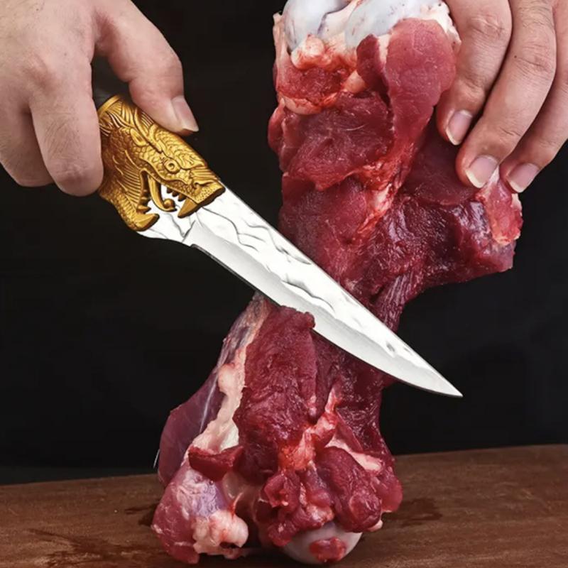 Nerezový vykosťovací nůž Ostrý víceúčelový kuchyňský nůž Venkovní nůž na krájení masa