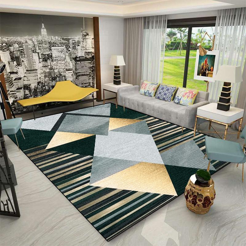 Modern Luxury Geometric Carpet Decoration Living Room Large Size Rug Home Sofa 200x300 Cm Area Rugs Bedroom Bedside Non-slip Mat