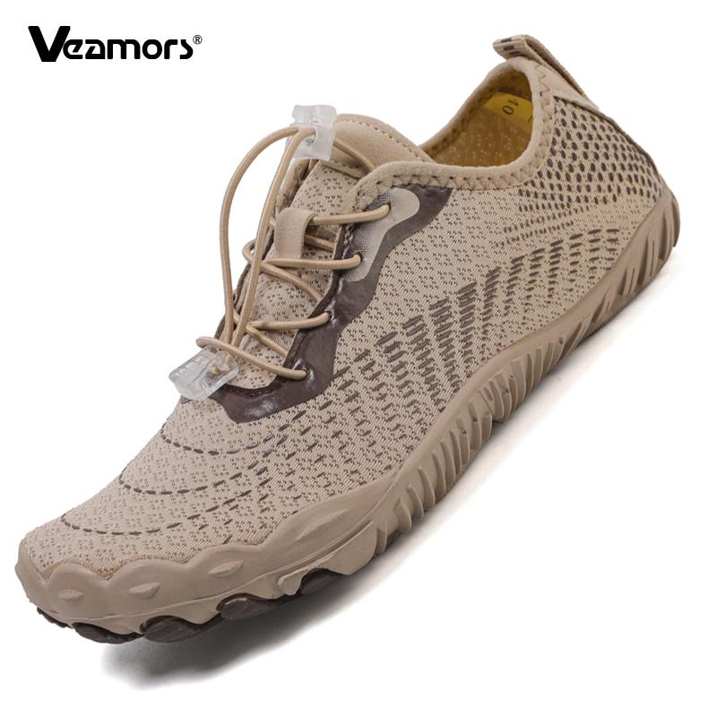 Sneldrogende Aquaschoenen voor Mannen Vrouwen Ademend Antislip Watersneakers Blote Voeten Zachte Zool Waderschoenen voor Zwemmen Strand