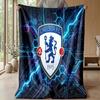 Chelsea FC Themen-Decke Weiche Flanell-Decke Plüsch-Überwurf Gemütliche Sofa-Bett-Decke für Wohnkultur