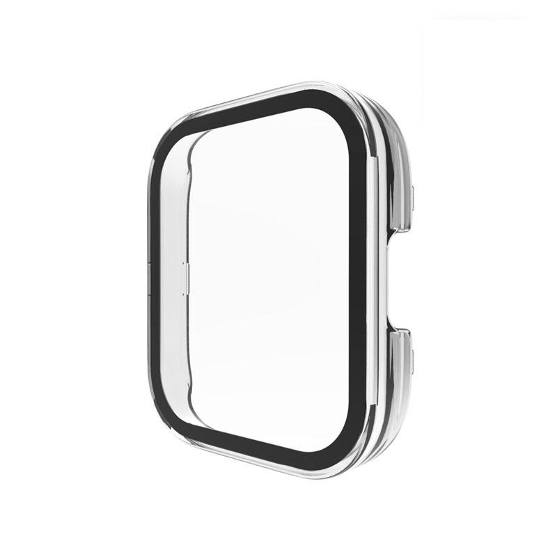 PC Case+Glass for Redmi Watch 3 Active Screen Protector Tempered Glass Watch Bumper Frame Protector for Redmi Watch 3 Lite Cover