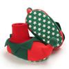 Świąteczne antypoślizgowe buty do chodzenia dla dzieci Śliczne buty świąteczne 0-18M