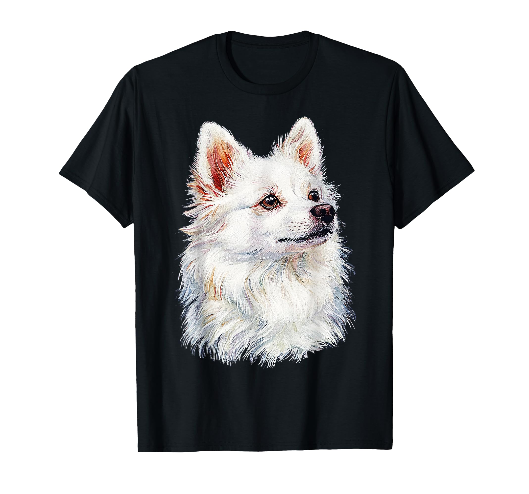 

Japanese Spitz Dog Graphic Pet Illustration Japanese Spitz T-Shirt