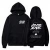 Unisex Hooded Sweatshirt With Front Pocket Print Loose Fit Long Sleeve Casual Winter Top
