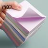 Strong Adhesive Self-Stick Notes Solid Color Note, Square Rectangle Self-adhesive Note Pad, Super Sticking Power Memo Post Stickies, Office