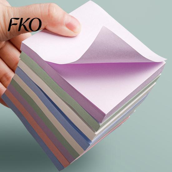 Strong Adhesive Self-Stick Notes Solid Color Note, Square Rectangle Self-adhesive Note Pad, Super Sticking Power Memo Post Stickies, Office