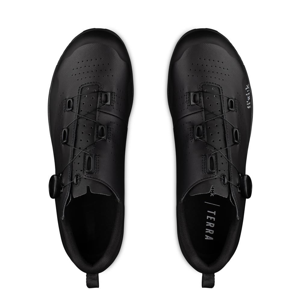 Fizik Atlas Terra Driving Shoes, Black, Size B, 26.0 cm