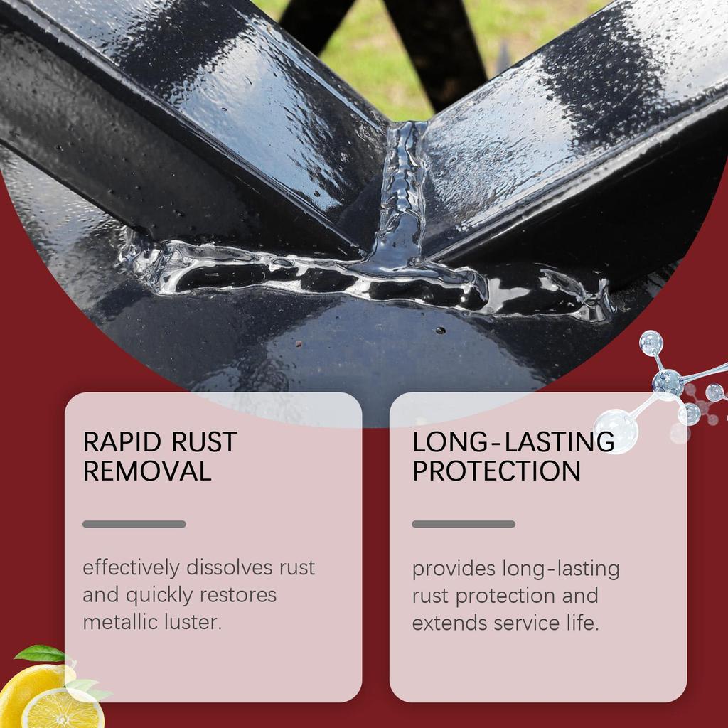 Jaysuing Rust-Converting Primer 100g/300g Rapid Rust Removal, Long-lasting Corrosion Protection! Suitable for Metal Surfaces