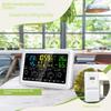 WiFi Weather Stations With Indoor Outdoor Temperature Hygrometer Alarm Clock And Weather Forecast Function
